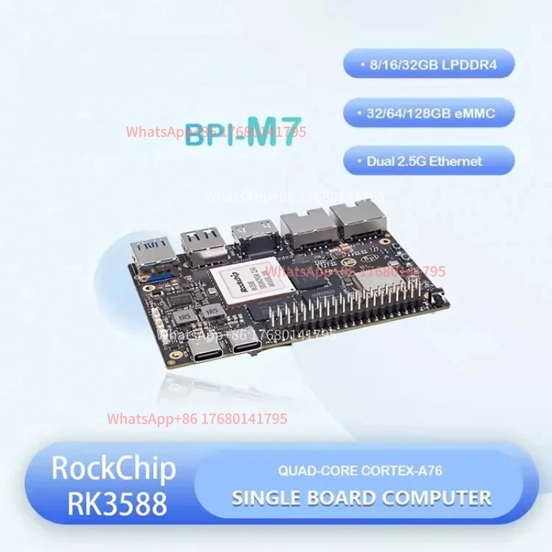 RK3588 シングルボードコンピュータ SBC 8K60  - Banana Pi Bpi M7 Rk3588 のレビューと価格