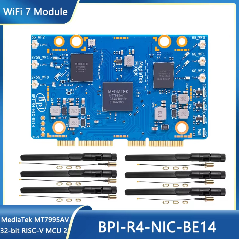 Banana Pi BPI-R4-NIC-BE14 WiFi - Bananapi Bpi R4 Wifi 7 のレビューと価格
